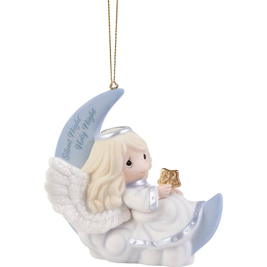Precious Moments 3.5&#x22; Silent Night, Holy Night Porcelain Ornament